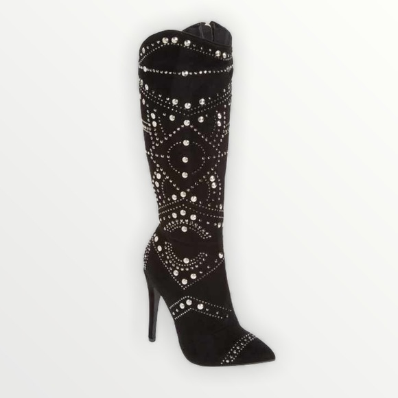 Lauren Lorraine Studded Knee High Boot - Picture 1 of 2
